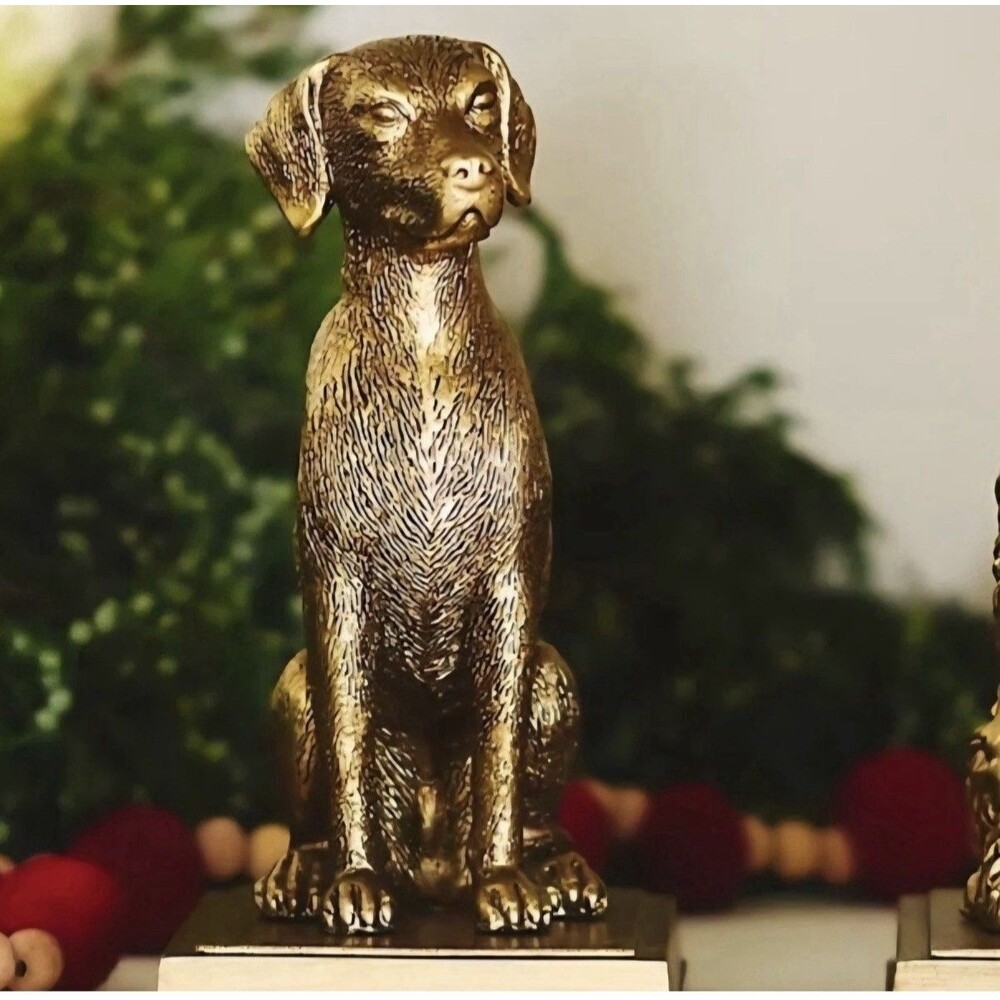 Anthropologie Animal Icon Golden Lab Retriever Dog Stocking Holder Hanger Hook